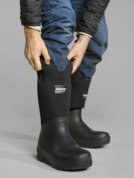 BOGS Boots Deutschland - Bozeman Tall Isolierte Wasserdichte Stiefel Herren Schwarz DE48973